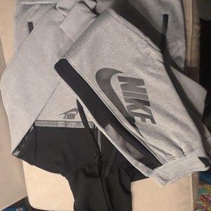 grey and black nike Sweatsuit